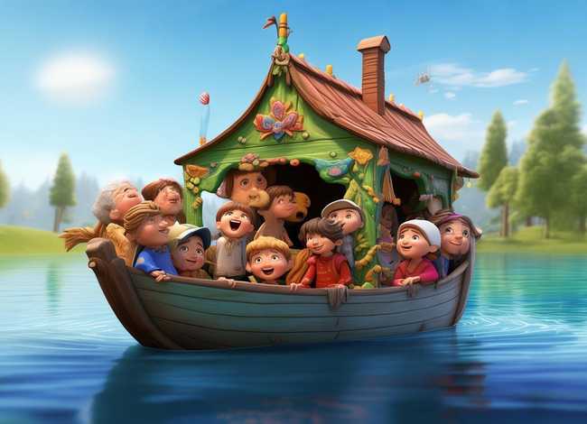 一条小船的儿童故事；一条小船上的故事讲话稿