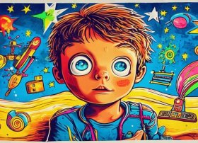 儿童发明简笔画 儿童发明家简笔画