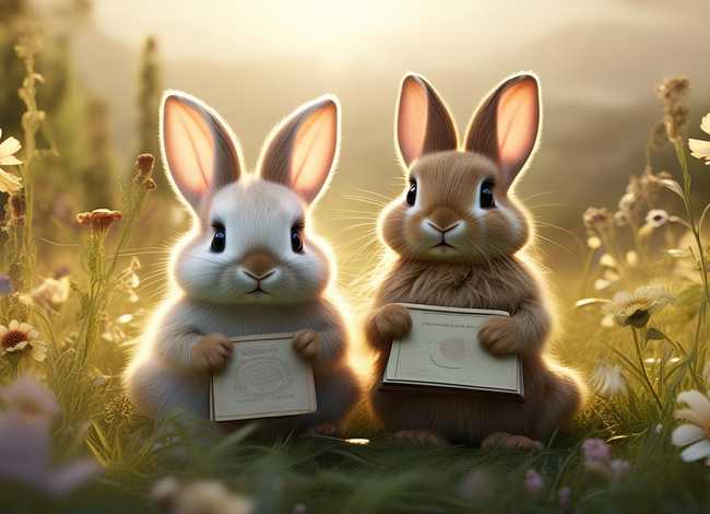 两只小兔子故事、两只小兔子的故事