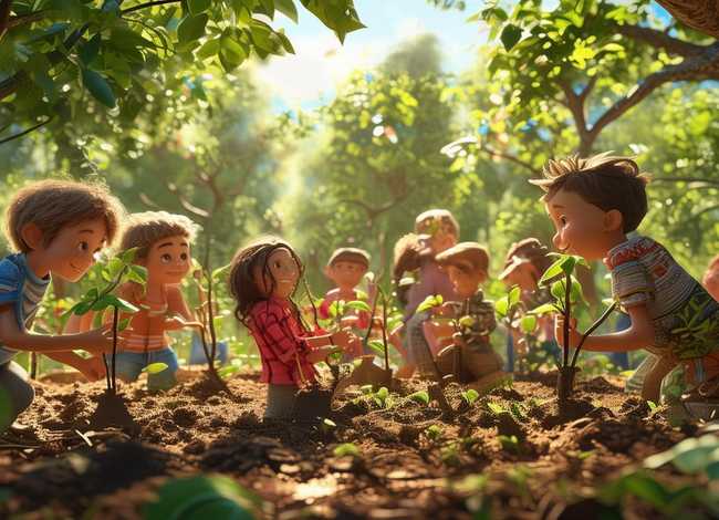 儿童故事种树 - 种树幼儿故事