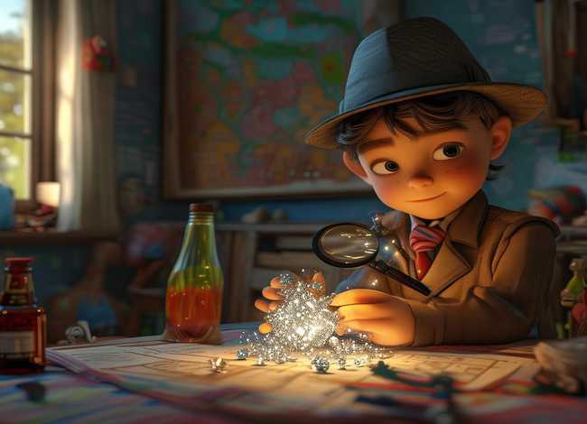 儿童侦探故事钻石案（199个侦探推理游戏钻石与可乐答案）
