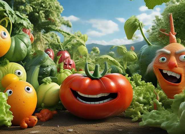蔬菜水果故事绘本自创 蔬菜水果故事绘本自创图片