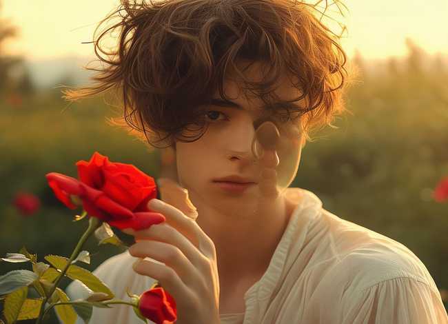 玫瑰少年,的故事、玫瑰少年的故事男主照片