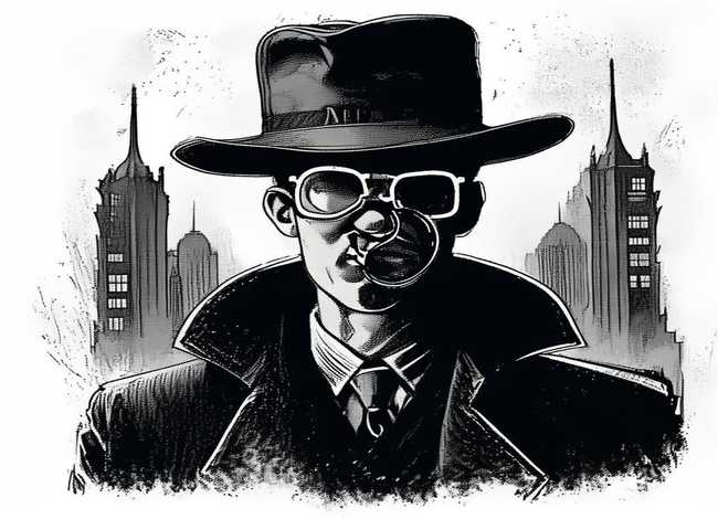 超级侦探的图片简笔画（超级侦探的图片简笔画怎么画）