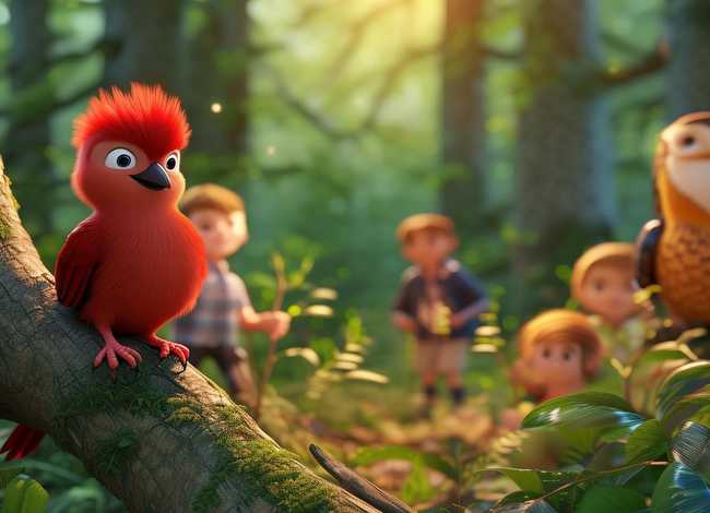 啄木鸟儿童故事、啄木鸟幼儿故事