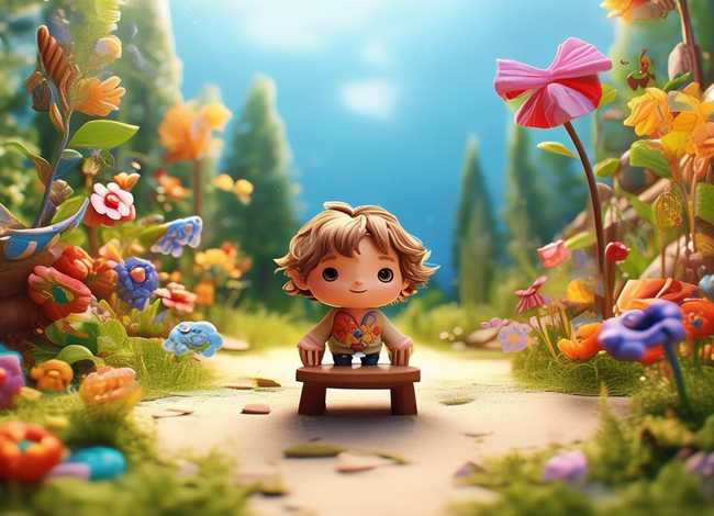 儿童故事配图字小；儿童故事加配图