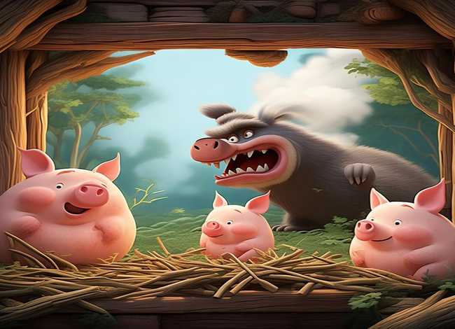 英语故事《三只小猪》(英语故事《三只小猪》怎么写) 英语故事《三只小猪》(英语故事《三只小猪》怎么写)