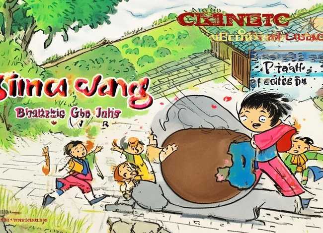 司马光砸缸的儿童故事简画；司马光砸缸的故事简笔画手抄报