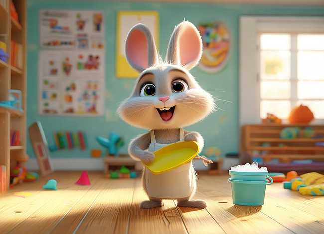 儿童故事讲卫生的小兔子 - 讲卫生的小兔子绘本故事感想