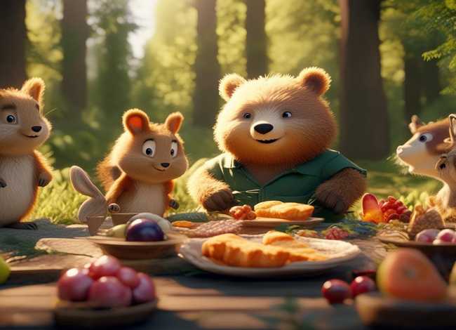 小熊请客的故事视频、小熊请客的故事视频大全