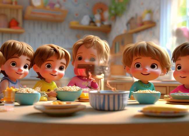 关于吃早餐的幼儿故事、关于吃早餐的幼儿故事简短