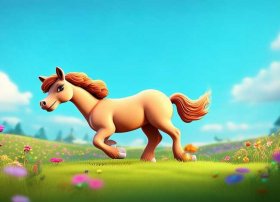 马的故事动画片儿童版 关于马的儿童动画片