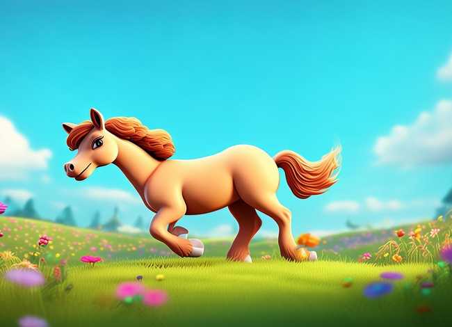 马的故事动画片儿童版 关于马的儿童动画片