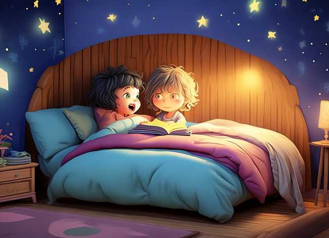 儿童睡前小故事简笔画 - 睡前故事 简笔画