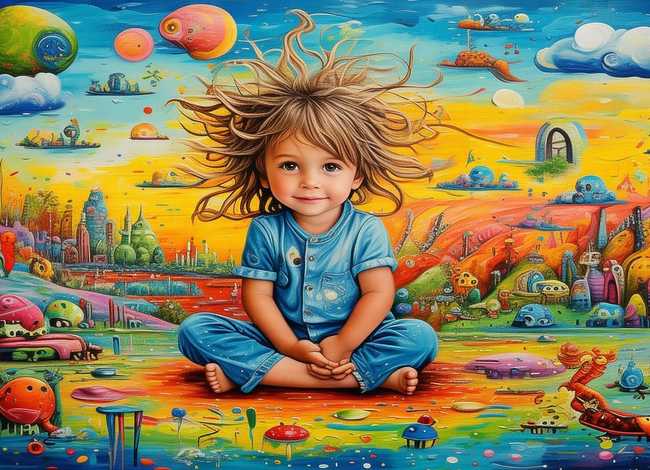 儿童绘画故事图 - 小儿绘画故事