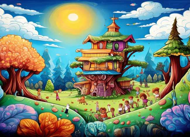 儿童故事加图片；儿童故事配图图片大全