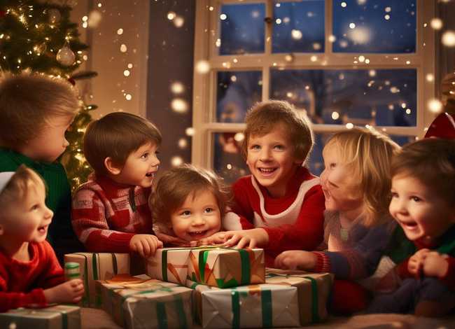 圣诞节摄影儿童主题、圣诞节摄影儿童主题作品