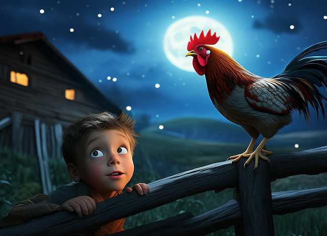 半夜鸡叫的故事儿童版 - 半夜鸡叫故事文字版