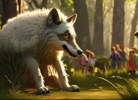 披着羊皮的狼儿童故事绘本 - 披着羊皮的狼的故事绘本