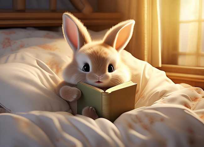 小兔子睡前暖心小故事；小兔子睡前暖心小故事图片