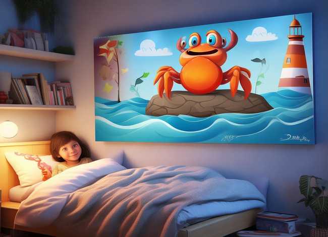 螃蟹故事儿童睡前故事；睡前螃蟹的故事