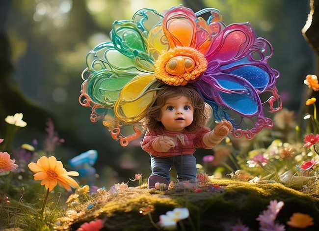 儿童故事七色花二年级，二年级七色花绘本故事四张