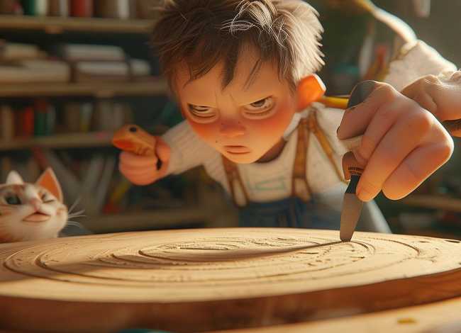 入木三分的故事儿童版、入木三分的故事简介