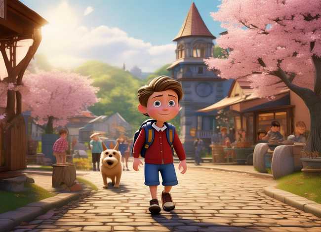 上学去的故事，大卫上学去的故事