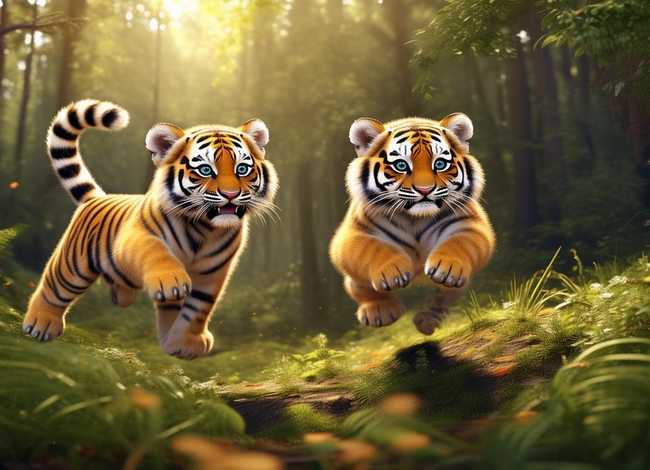 儿童两只老虎的故事简短，幼儿两只老虎的故事