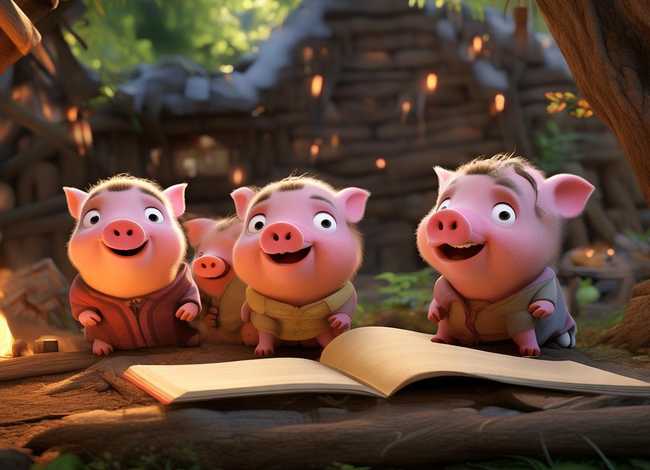 儿童英语故事三只小猪（少儿英语故事三只小猪）