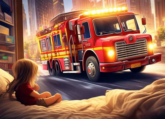 儿童睡前故事消防车的故事 关于消防车的睡前故事