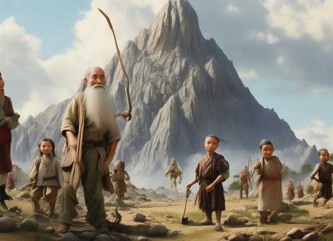 儿童故事愚公移山成语故事 - 成语小故事愚公移山