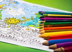 可打印的幼儿填色画 可打印的幼儿涂色画