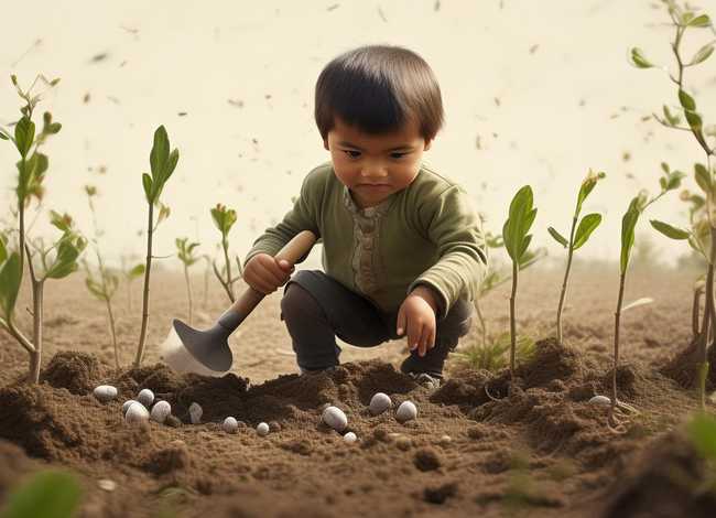 植树的孩子故事；植树的孩子故事简介