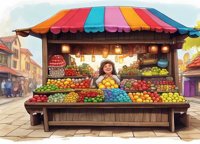 卖东西的绘本，卖东西的绘本图片