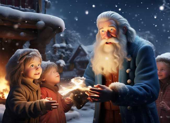 儿童故事冬爷爷是魔术师，冬爷爷是个魔术师故事教案