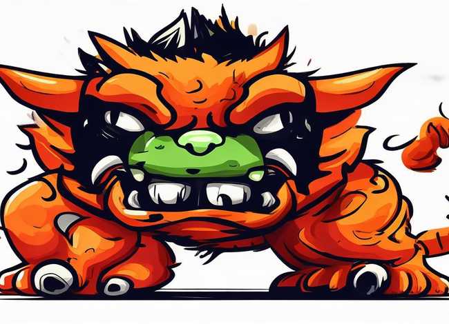 年兽儿童画 - 年兽简笔画 简单霸气 儿童