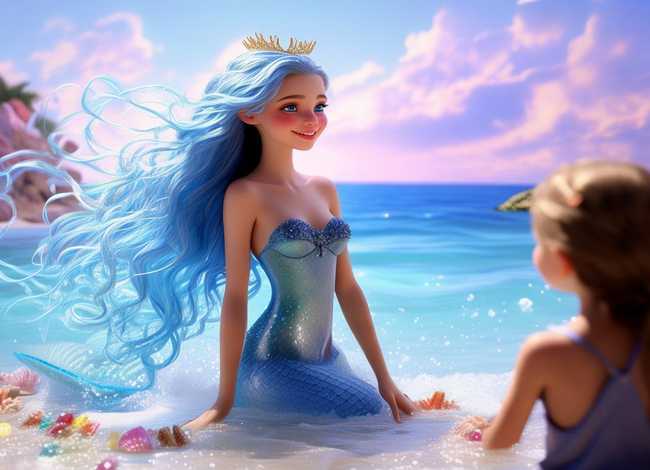 儿童美人鱼故事简短、美人鱼少儿故事