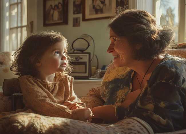 听妈妈讲童年故事400字（听妈妈讲小时候的故事作文300字）