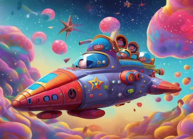 儿童故事火箭星球；火箭的幼儿故事