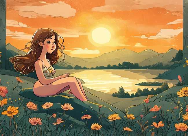 美丽的故事的图片；美丽的故事的图片简笔画