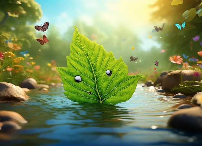 儿童故事树叶的旅行，小树叶的旅行故事