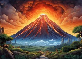 绘本故事火山爆发、火山爆发了绘本故事读后感