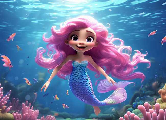 海底美人鱼卡通图片、海底美人鱼卡通图片可爱 海底美人鱼卡通图片、海底美人鱼卡通图片可爱