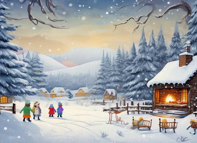 冬天来了故事书 - 冬天来了 故事