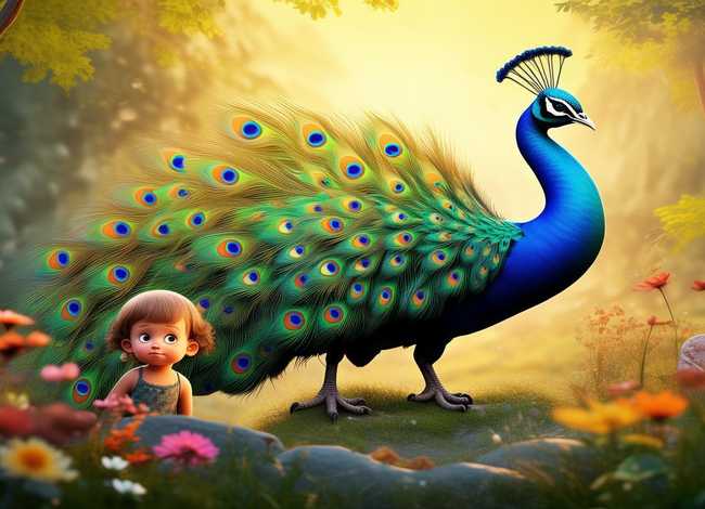 儿童故事孔雀、关于孔雀的幼儿小故事