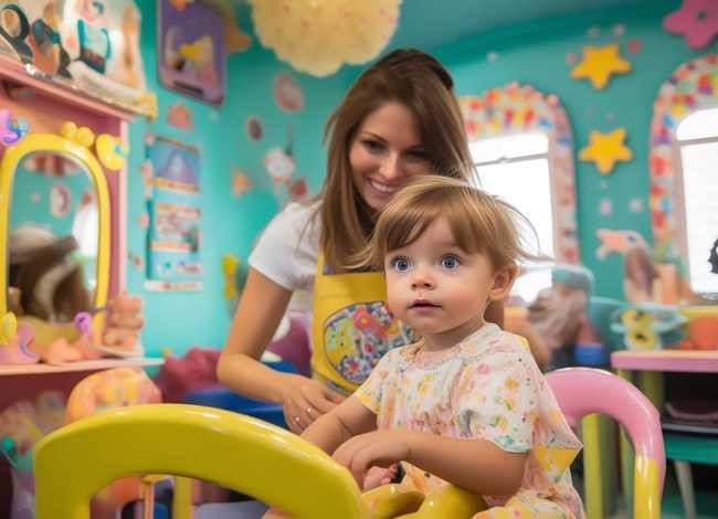 儿童理发店图片幼儿园 儿童理发店发型图片