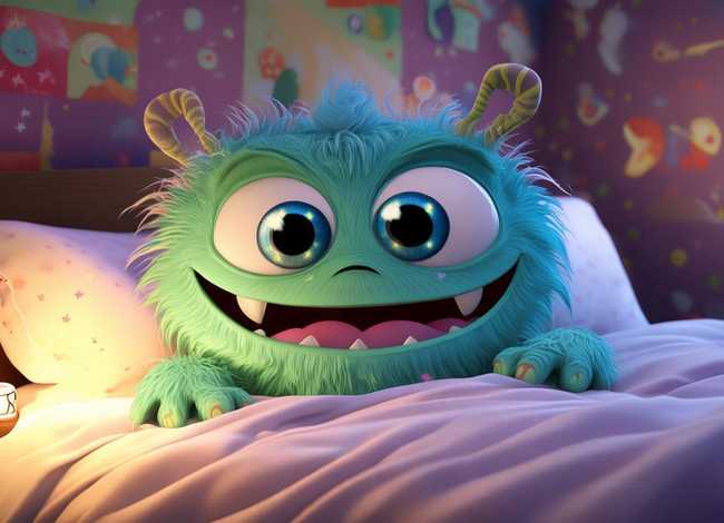 儿童绘本故事有声睡觉吧小怪物（睡觉去,小怪物绘本故事）