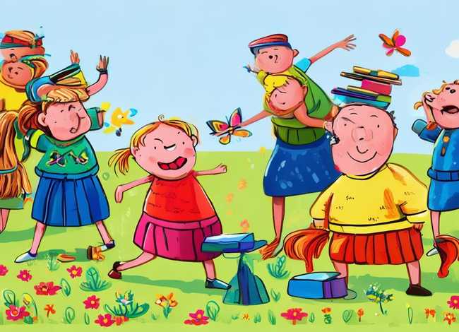 儿童连环画图片4张简单搞笑（儿童连环画6张简单手绘）