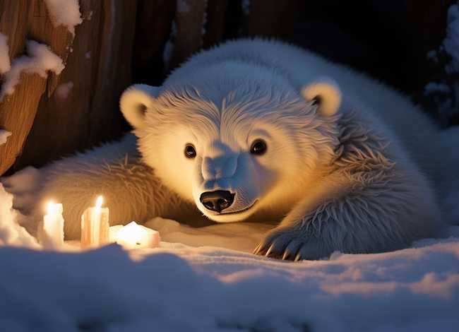 北极熊的故事睡前；北极熊的故事睡前故事